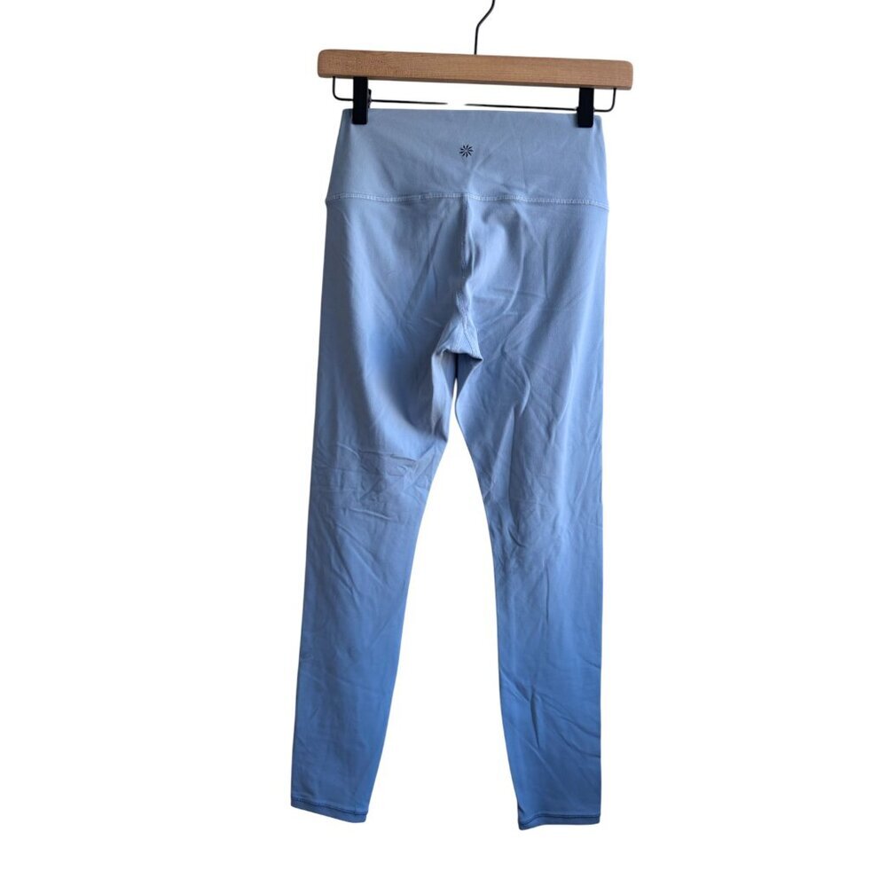 Athleta Transcend 7/8 Tight Light Blue Size Medium Tall - Picture 4 of 5